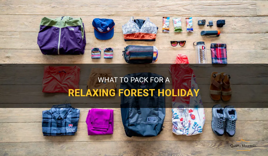 forest holidays what to pack