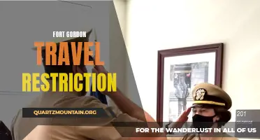 Understanding the Travel Restrictions at Fort Gordon: What You Need to Know