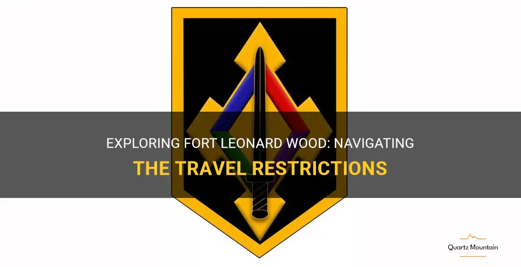 fort leonard wood travel restrictions