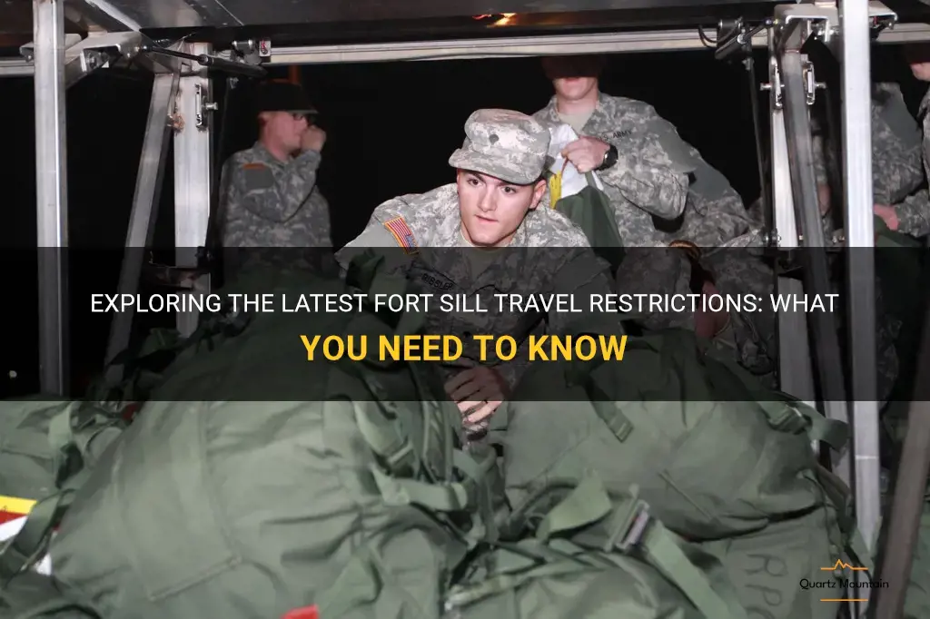 fort sill travel restrictions
