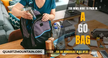Essential Items to Pack in a Go Bag: Fox News Recommendations