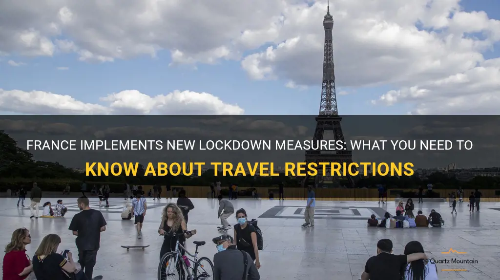 france new lockdown travel restrictions