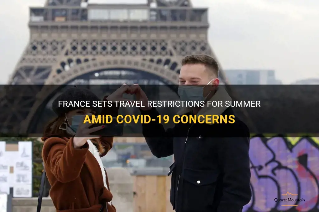 france summer travel restrictions