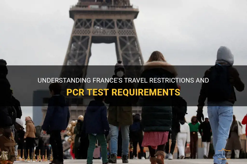 france travel restrictions pcr test