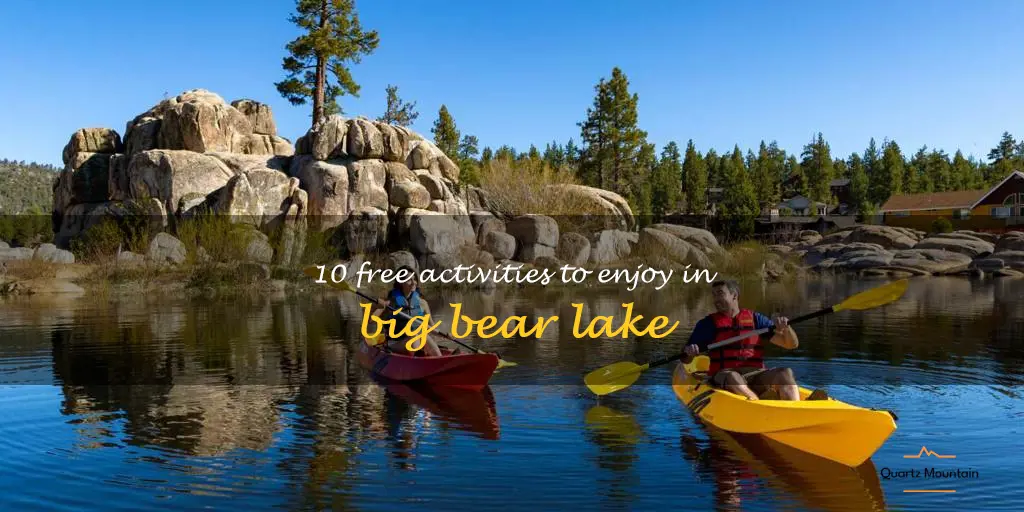 free things to do in big bear lake
