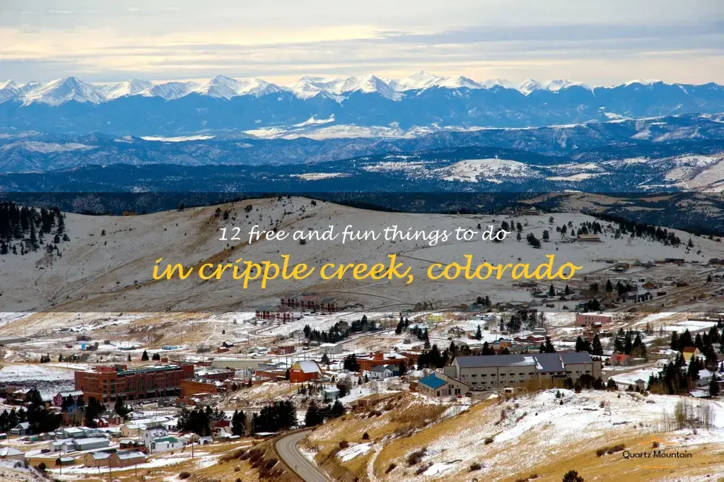 free things to do in cripple creek colorado