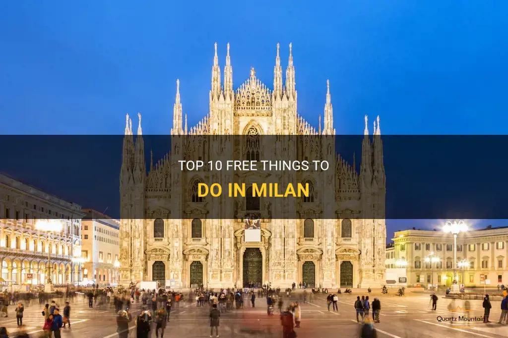free things to do in milan
