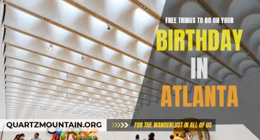 12 Fun Free Activities To Celebrate Your Birthday in Atlanta