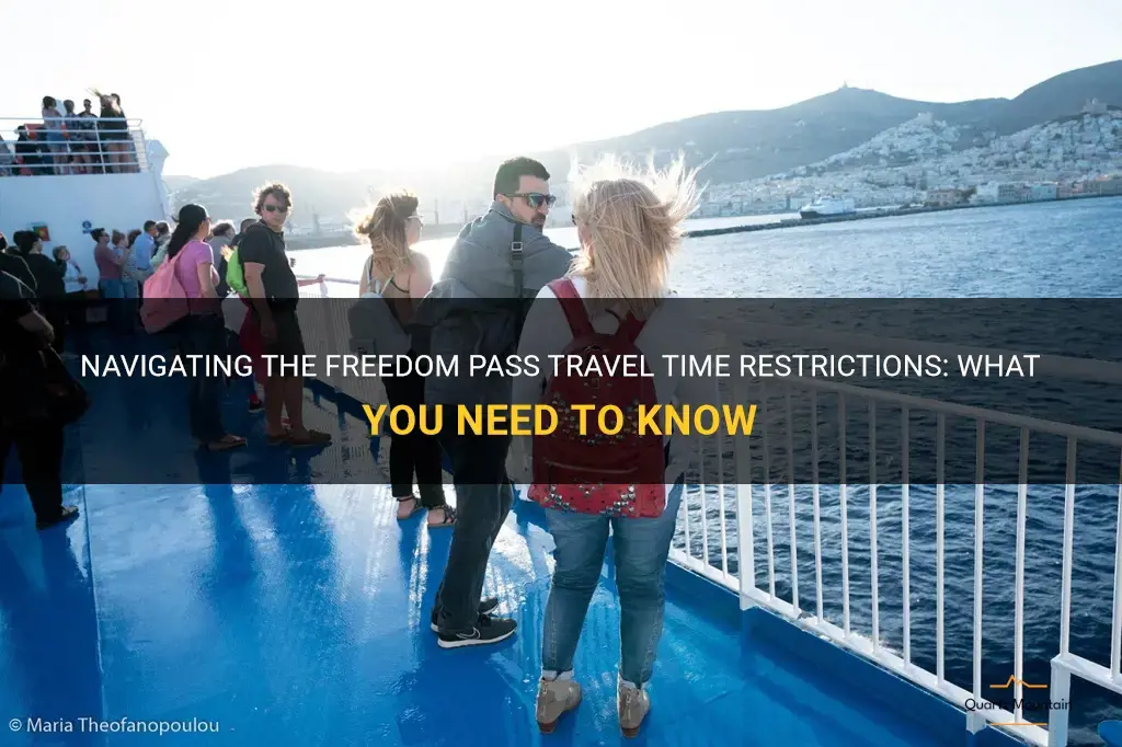 freedom pass travel time restrictions