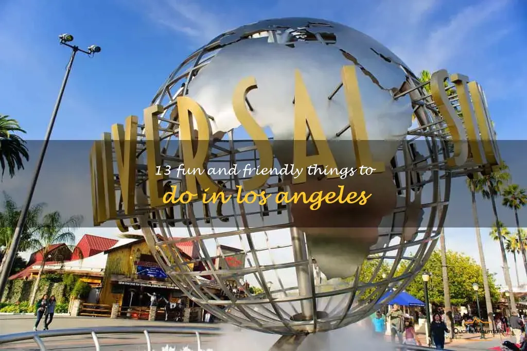 friendly things to do in los angeles