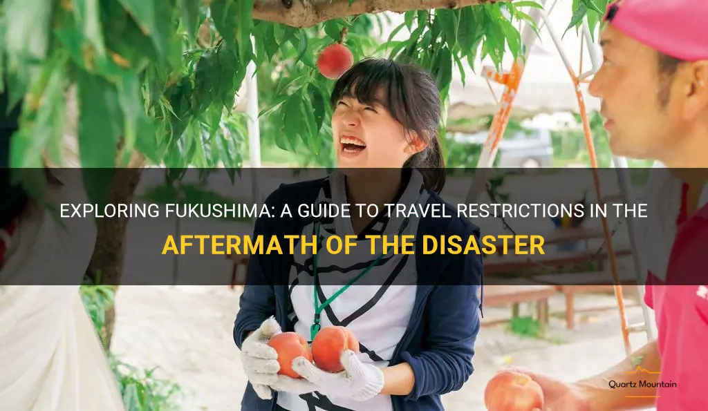 fukushima travel restrictions