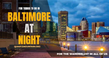 12 Fun Things to Do in Baltimore at Night
