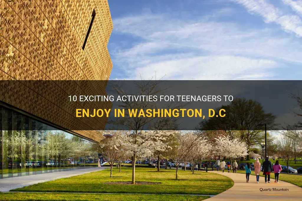 fun things to do in dc for teenagers