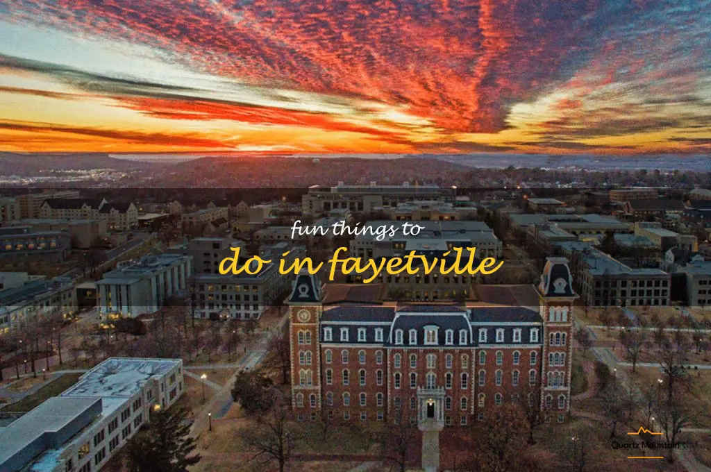 fun things to do in fayetville