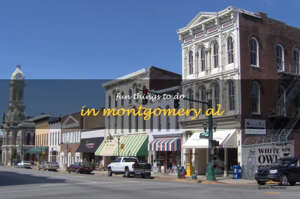 fun things to do in montgomery al