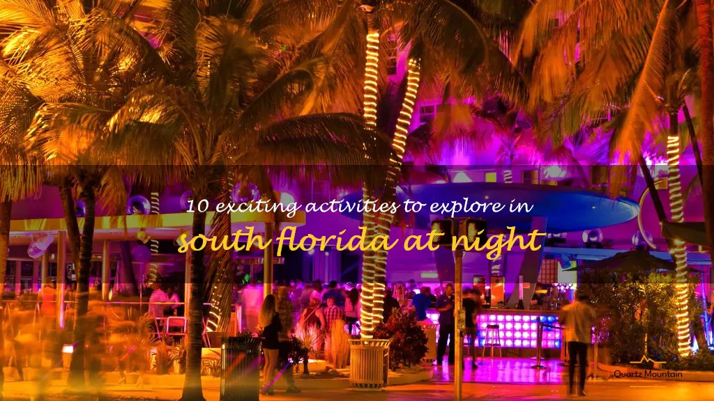 fun things to do in south florida at night