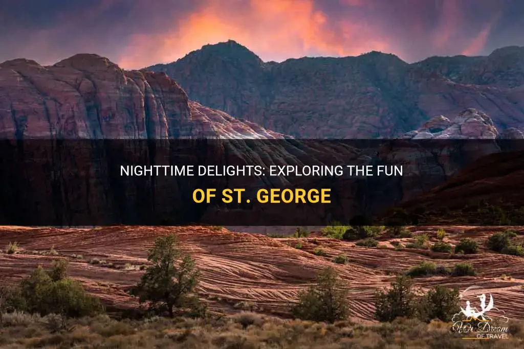 fun things to do in st george at night