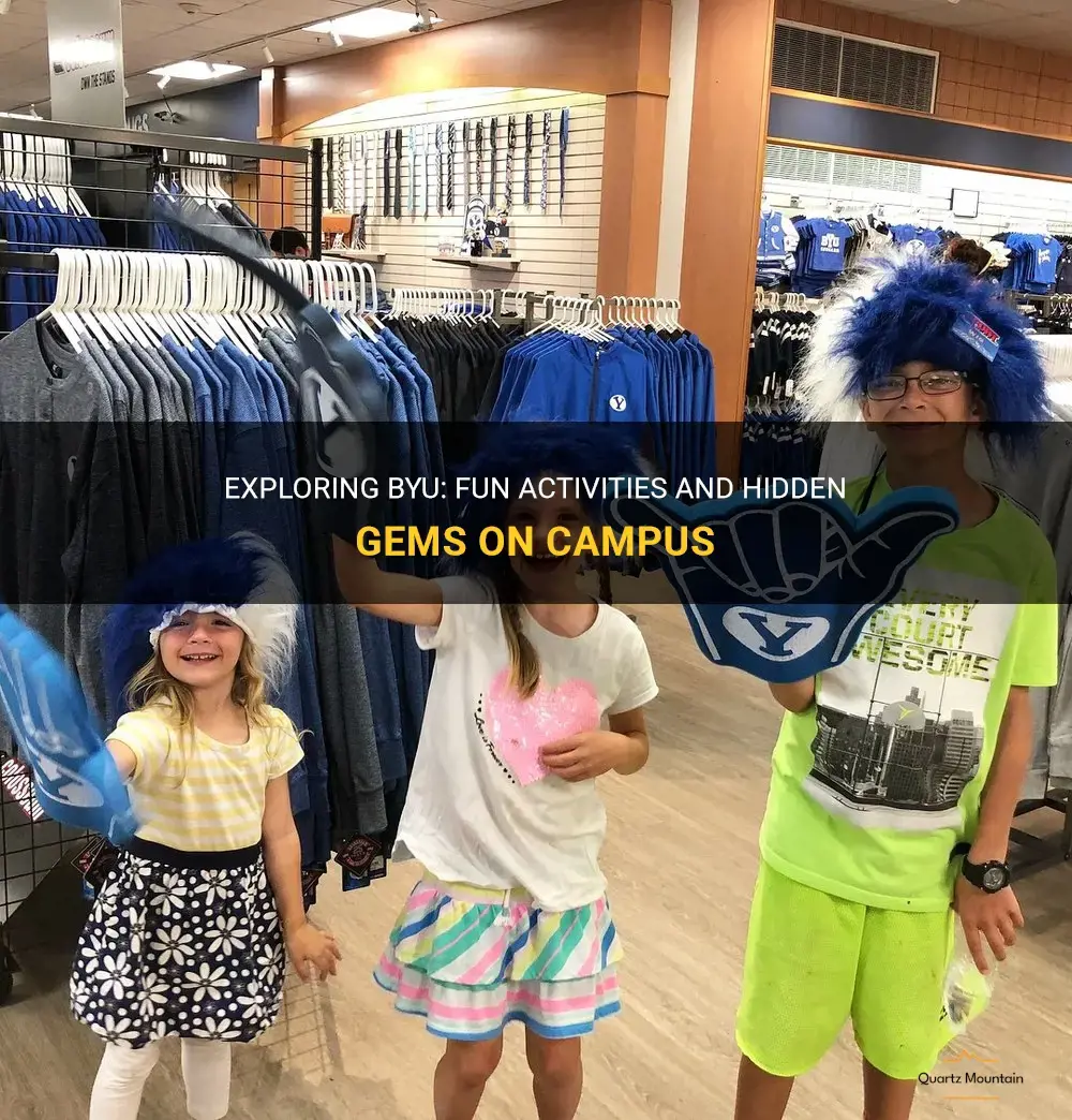 fun things to do on byu campus