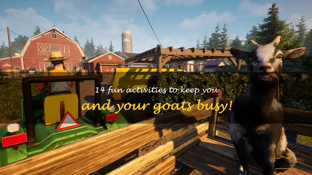 fun things to do with goats