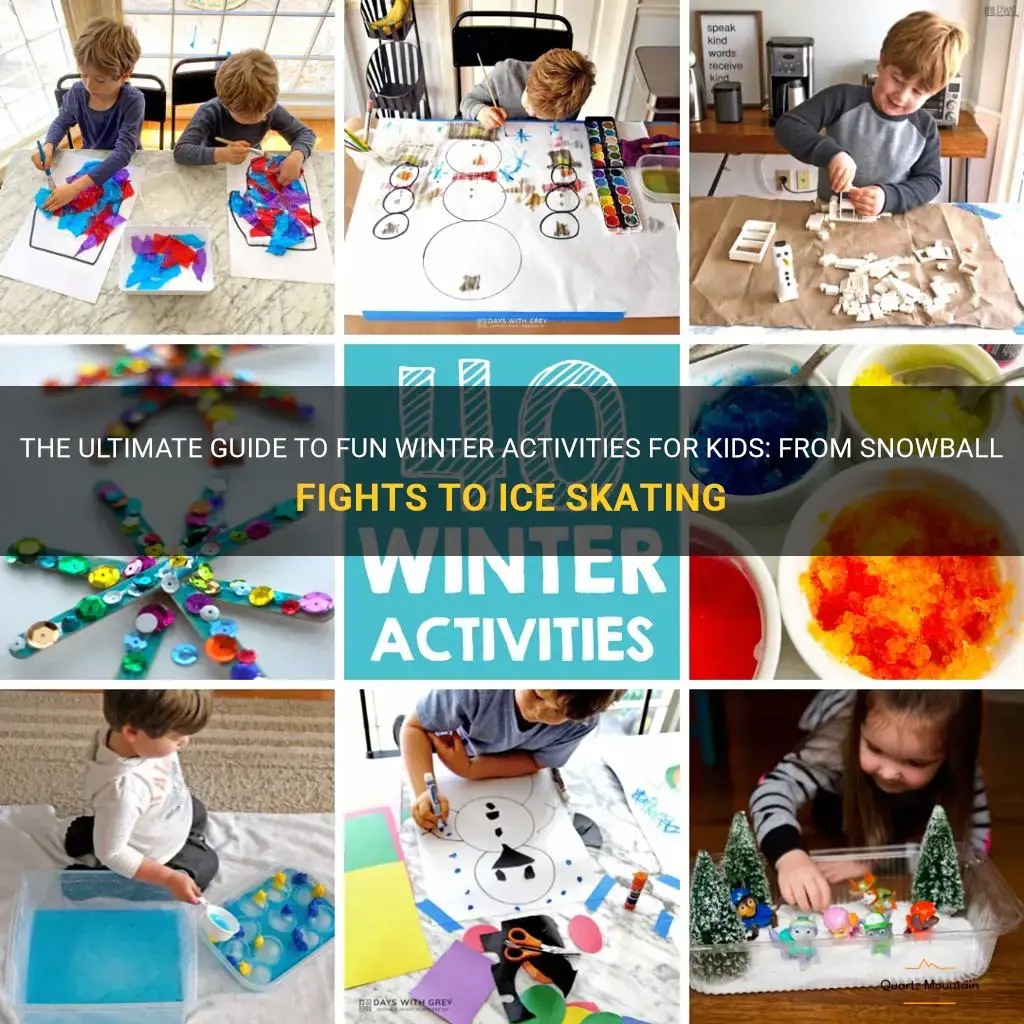 fun things to do with kids in winter