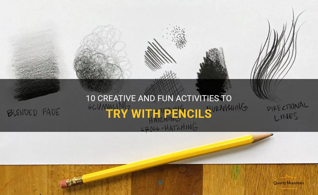 fun things to do with pencils