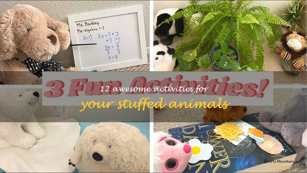 fun things to do with stuffed animals