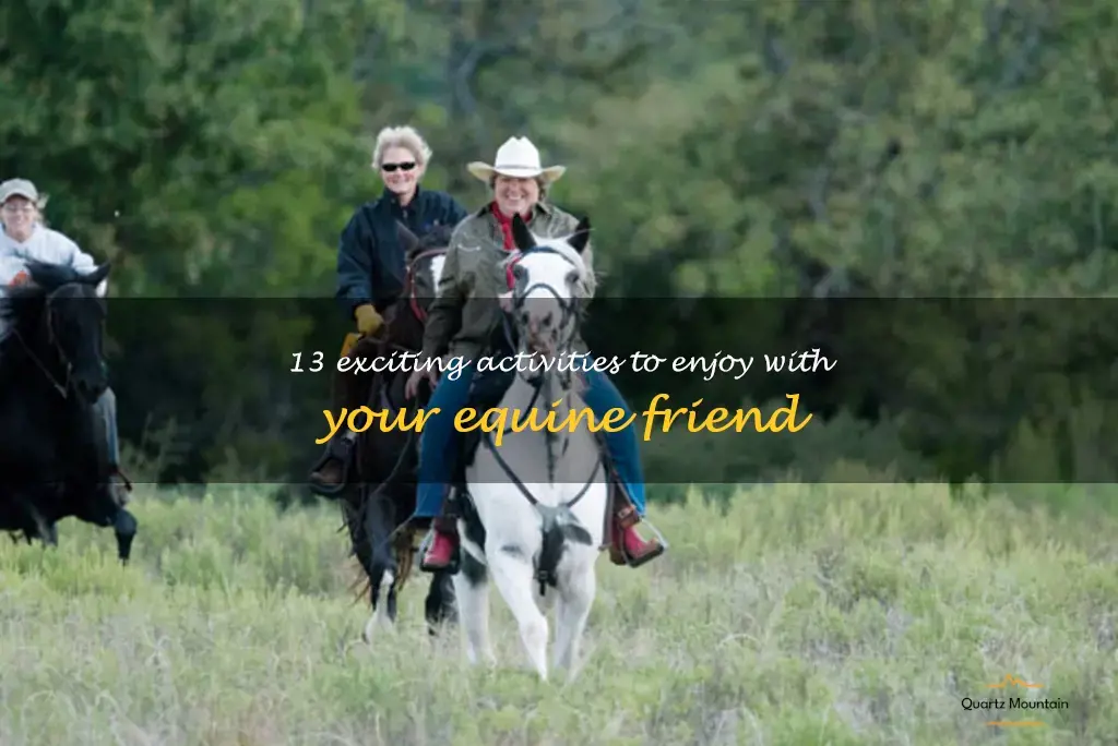 fun things to do with your horse
