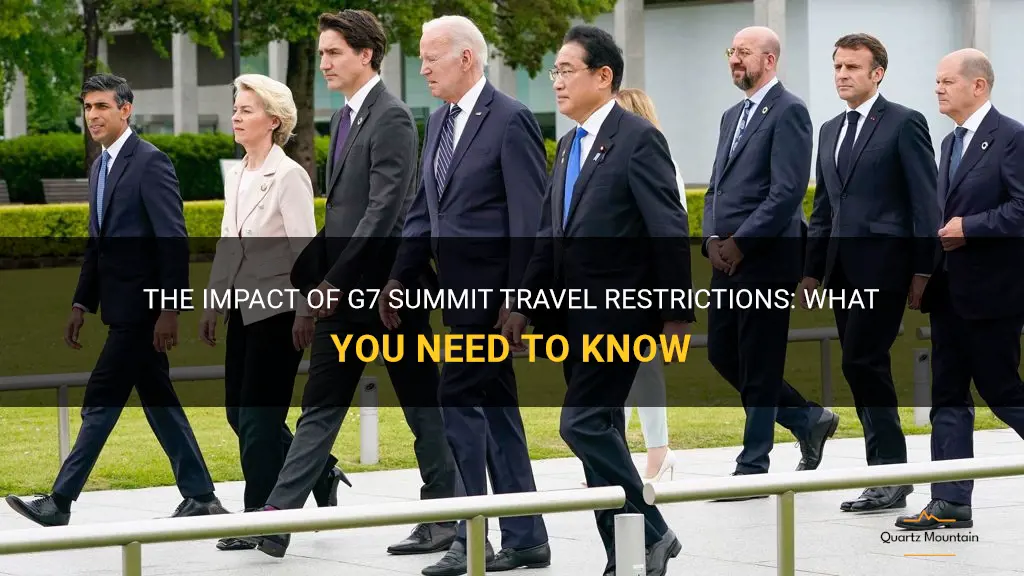 g7 summit travel restrictions