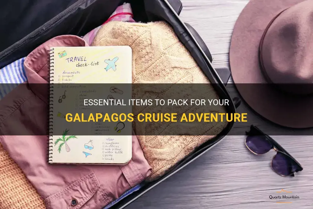 galapagos cruise what to pack