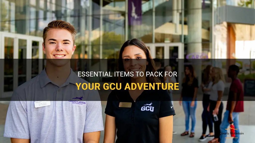 gcu what to pack