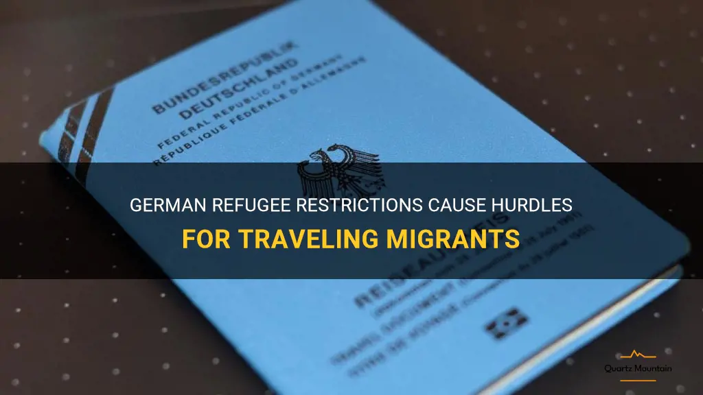 german refugee restricted travel