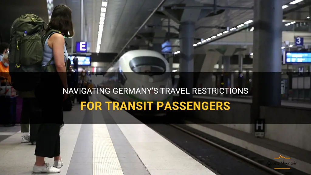 germany travel restrictions transit