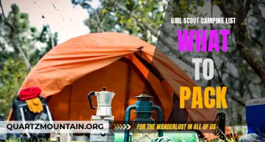 Essential Items for a Girl Scout Camping Adventure: What to Pack