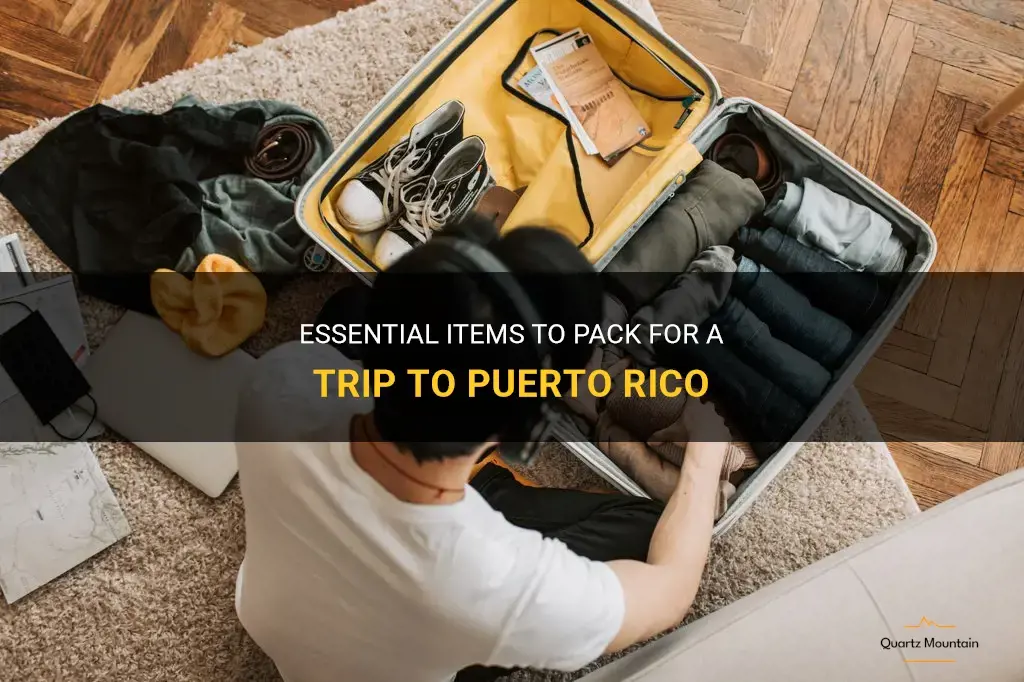 going to puerto rico what to pack