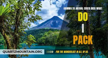 Essential Items to Pack for a Trip to Arenal, Costa Rica