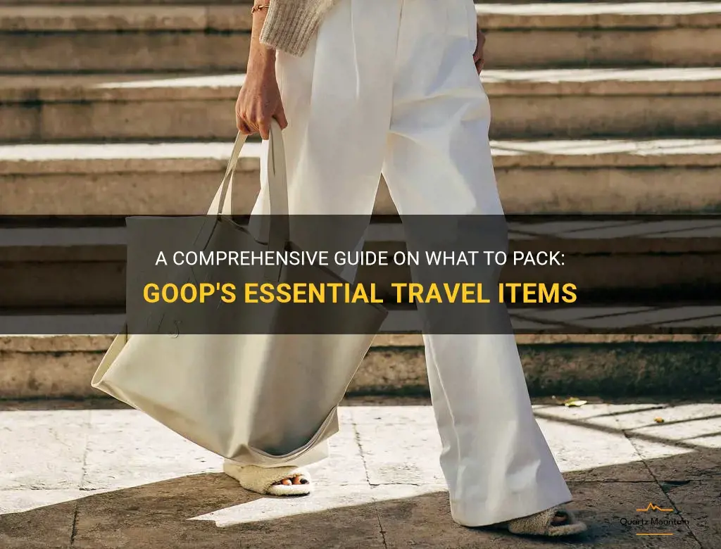 goop what to pack