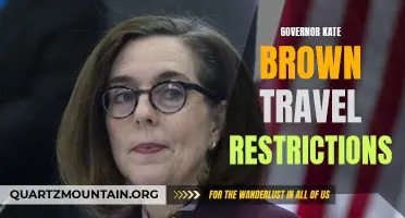 New Travel Restrictions: Governor Kate Brown Implements Measures to Reduce the Spread of COVID-19