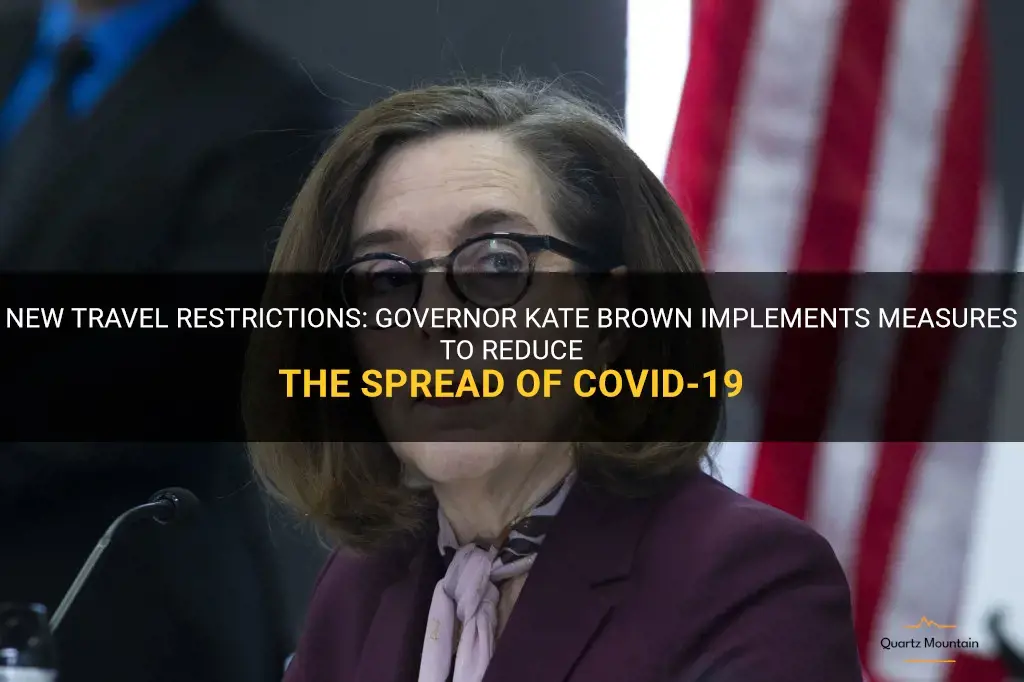 governor kate brown travel restrictions