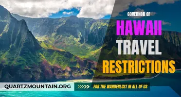 Hawaii's Governor Implements Strict Travel Restrictions to Curb the Spread of COVID-19