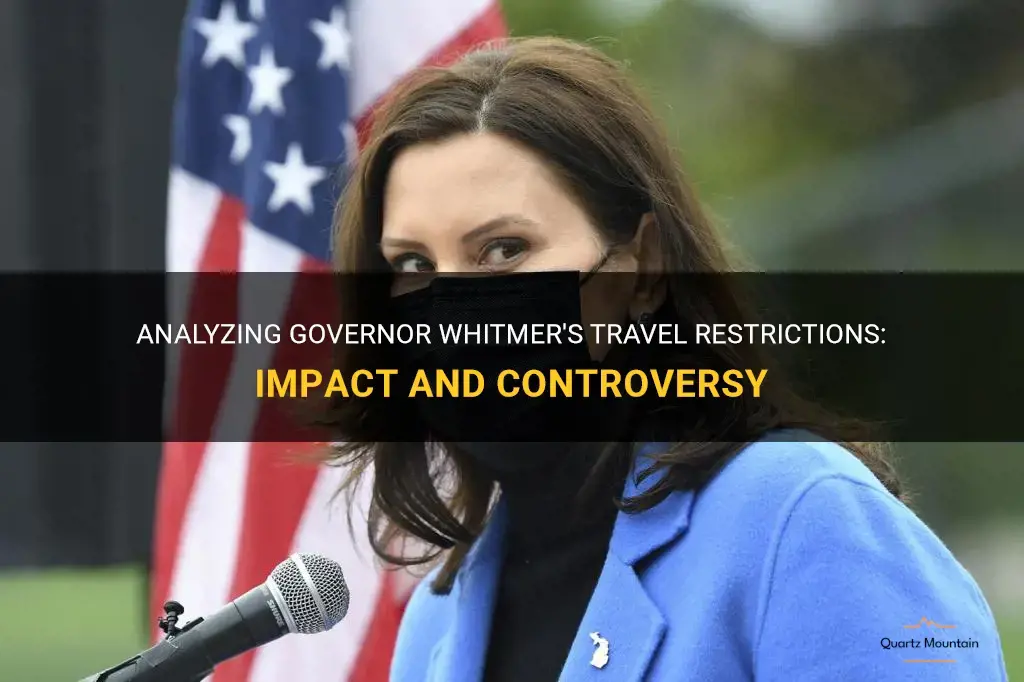 governor whitmer travel restrictions