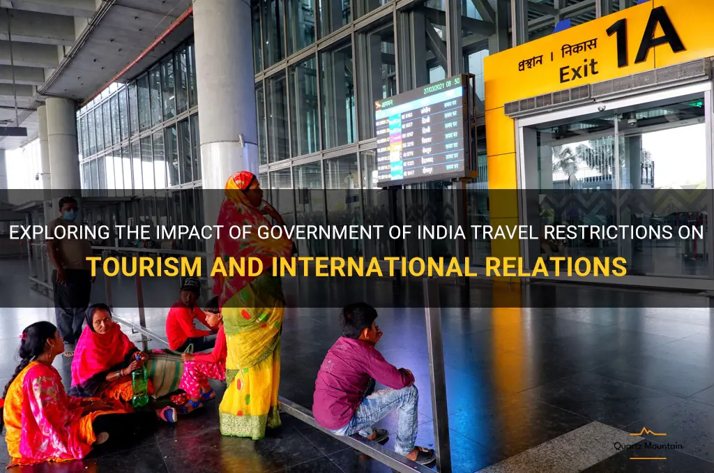govt of india travel restrictions