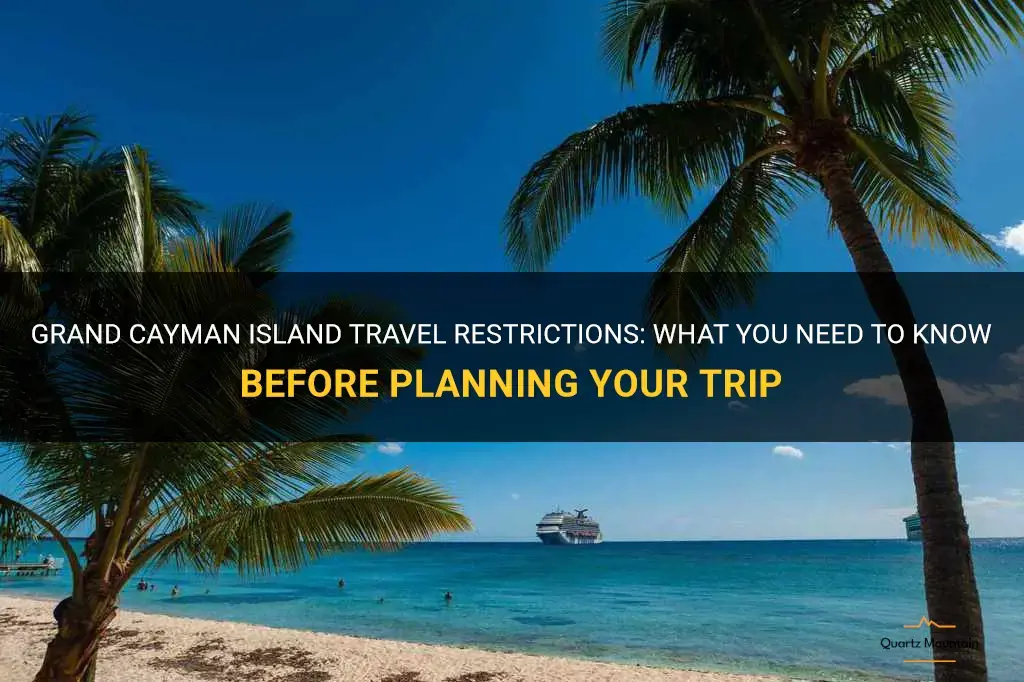 grand cayman island travel restriction