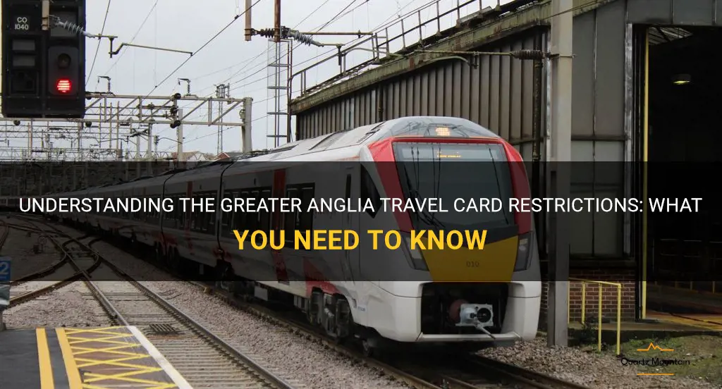 greater anglia travel card restrictions