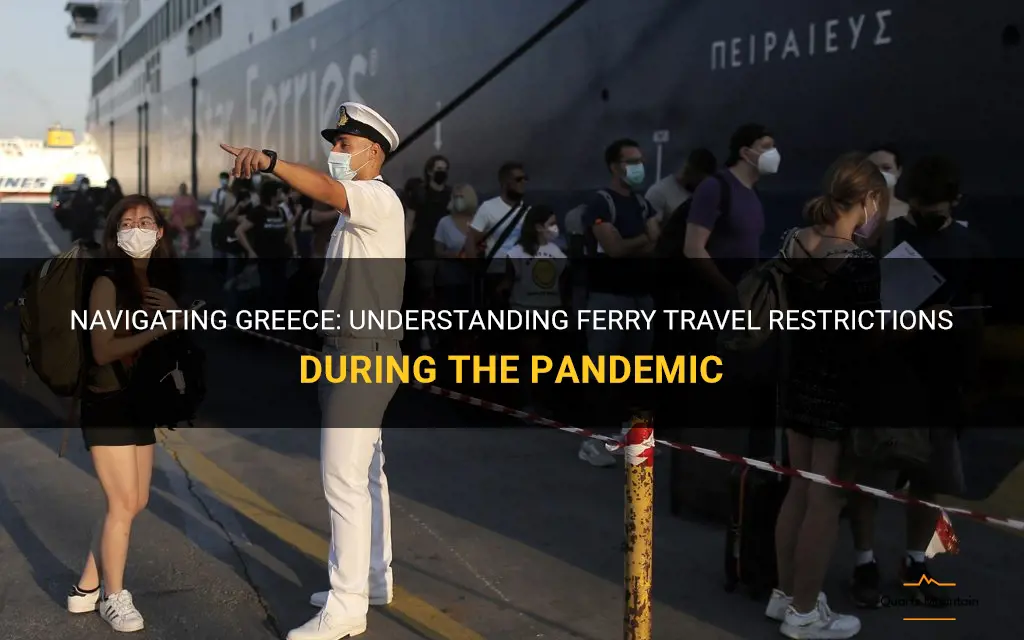 greece ferry travel restrictions