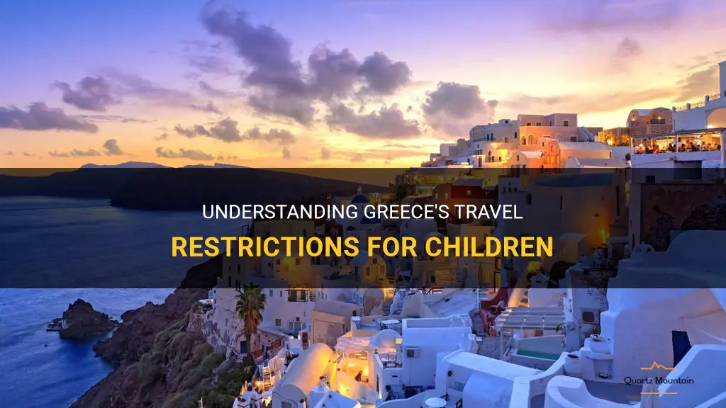 greece travel restrictions children