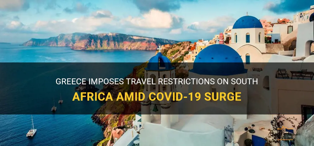 greece travel restrictions from south africa