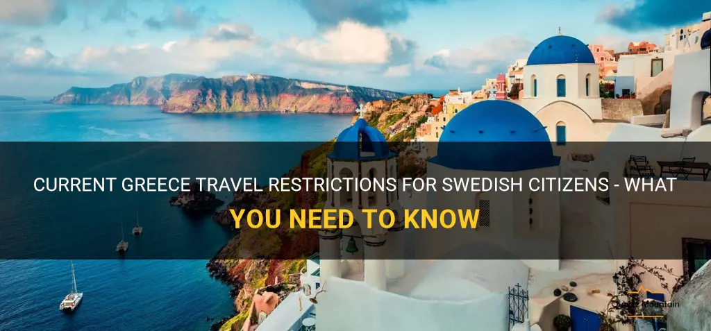 greece travel restrictions sweden
