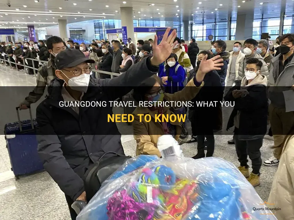 guangdong travel restrictions