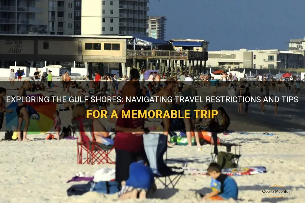 gulf shores al travel restrictions