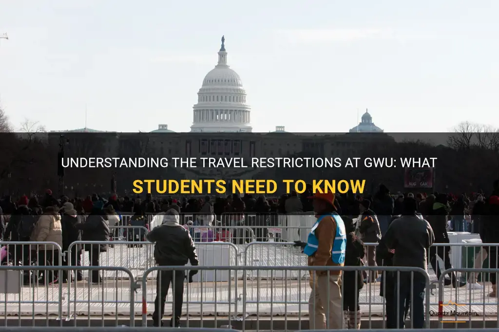gwu travel restrictions